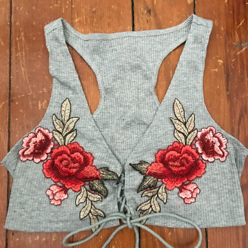 Floral Cropped Top
